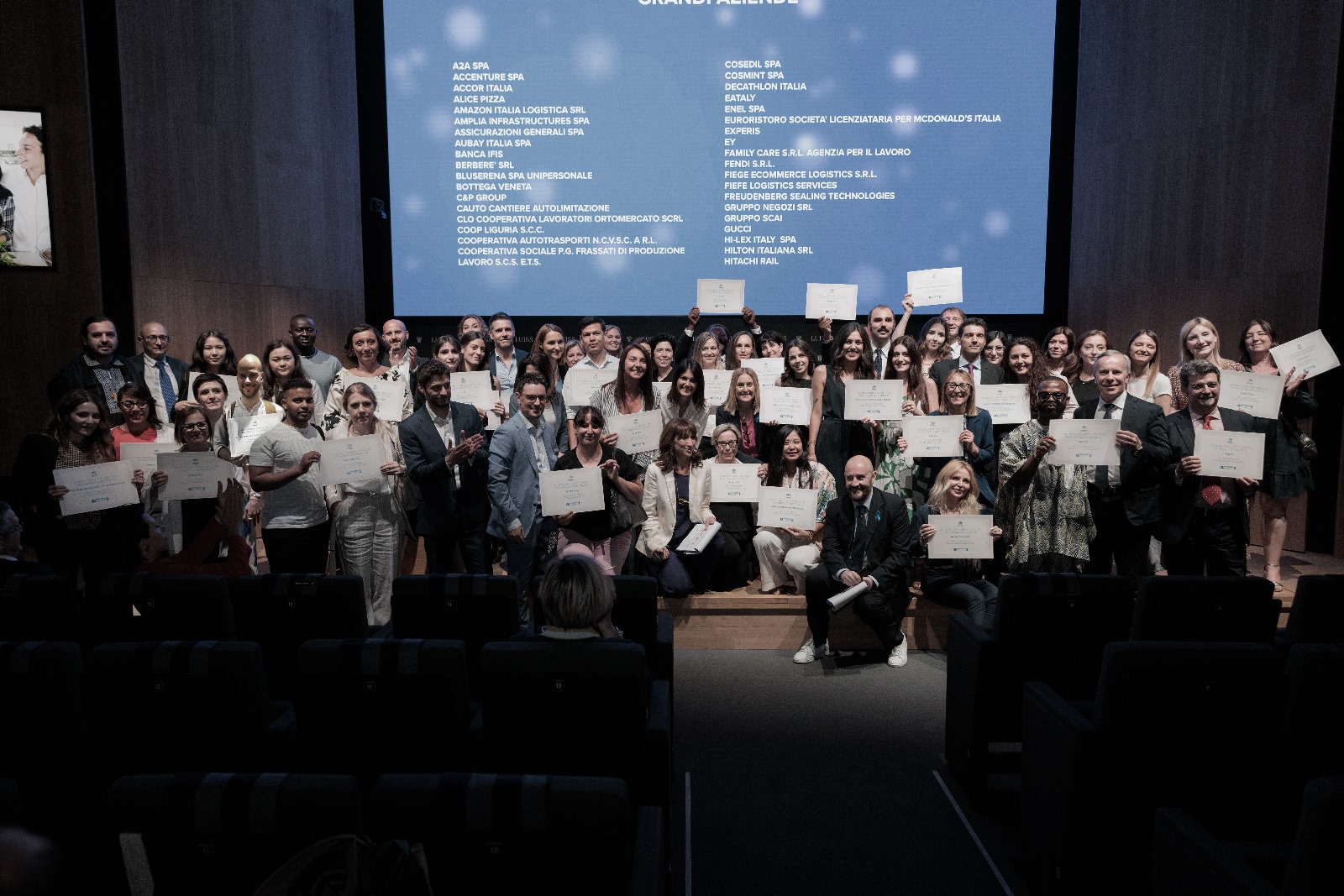 Cerimonia di conferimento WeWelcome