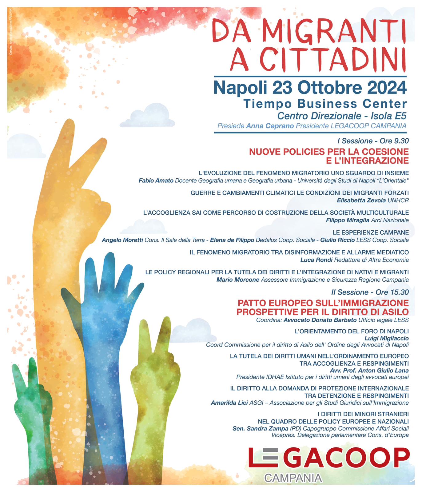 Locandina convegno Legacoop Campania 23 ottobre