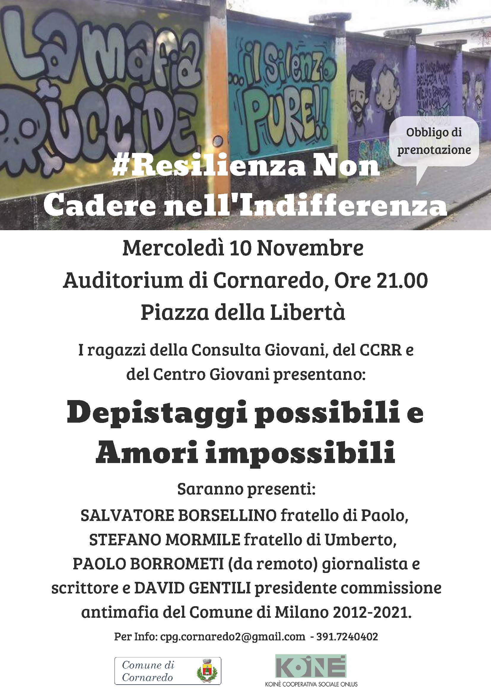 Novembre 2021 Resilienza Non Cadere Nellindifferenza