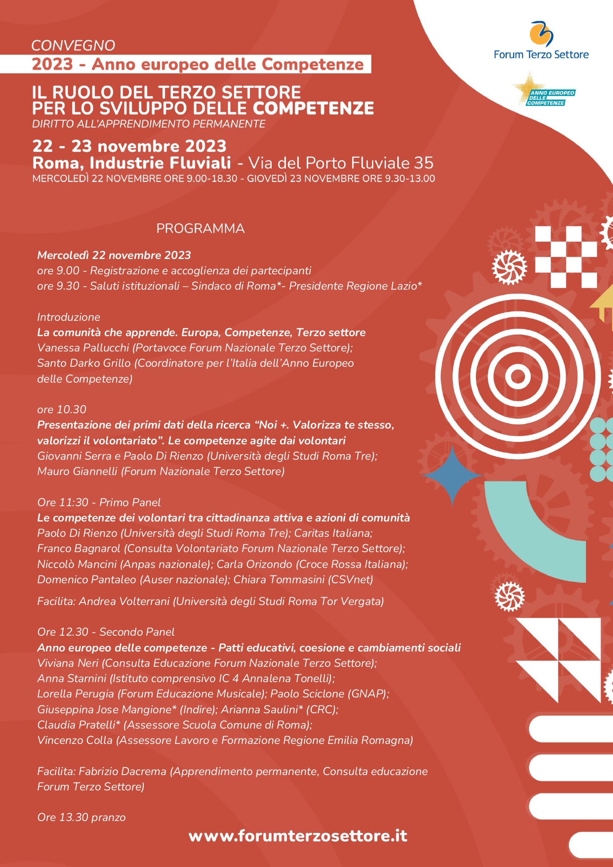 ProgrammaXinXviaXdiXaggiornamentoX 22 23 novembre2023 page