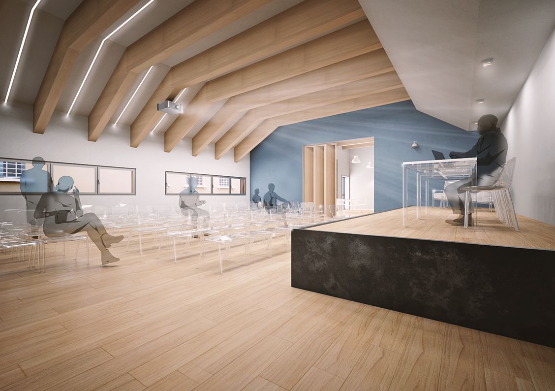 Render interno 02 teatro sala polivalente