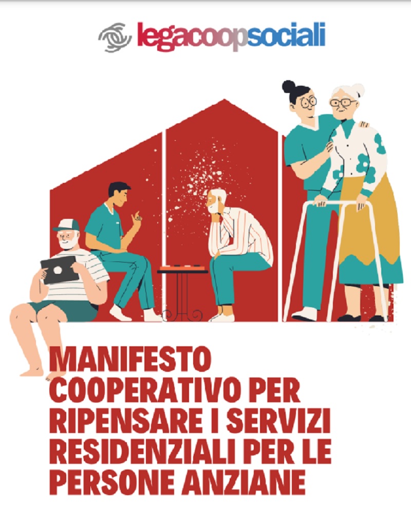 Cover manifesto servizi residenziali per persone anziane
