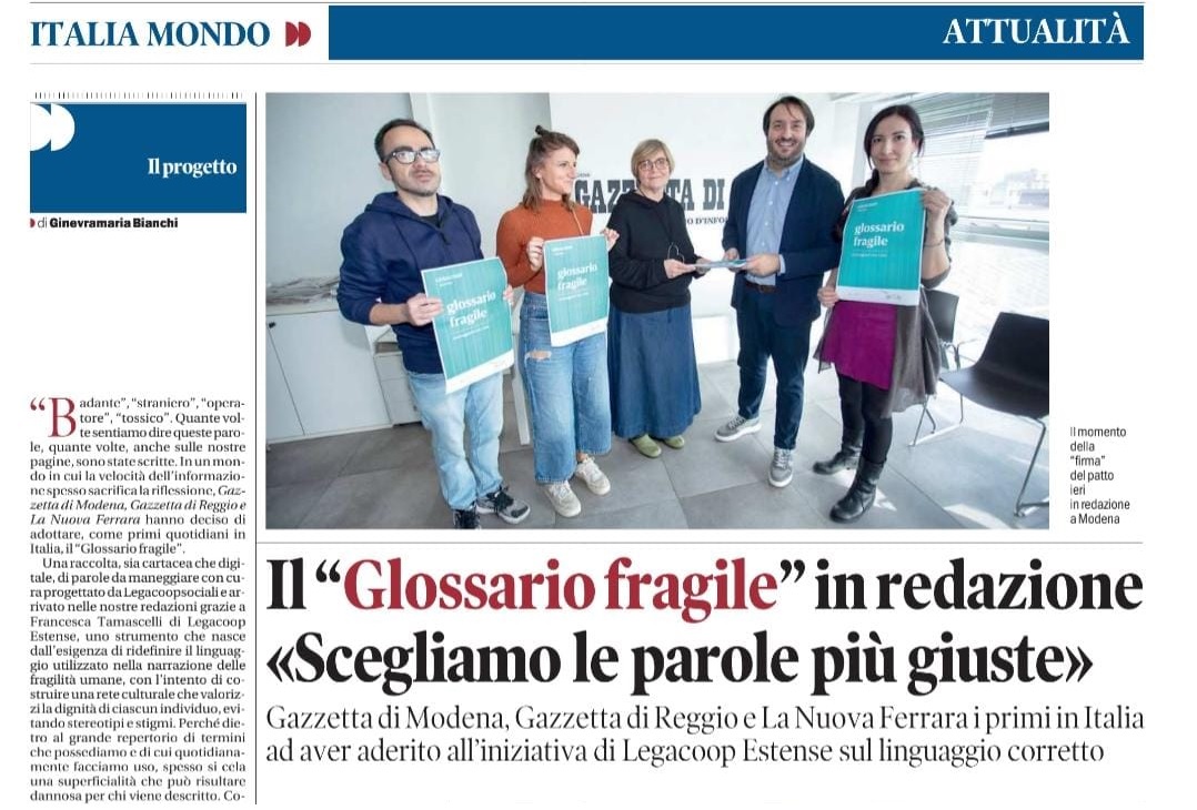 Cover articolo gazzetta di modena