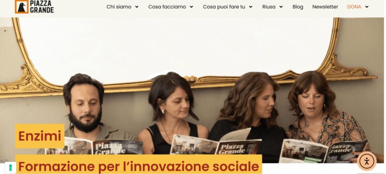 BOLOGNA, PIAZZA GRANDE LANCIA “ENZIMI – FORMAZIONI PER L’INNOVAZIONE SOCIALE”