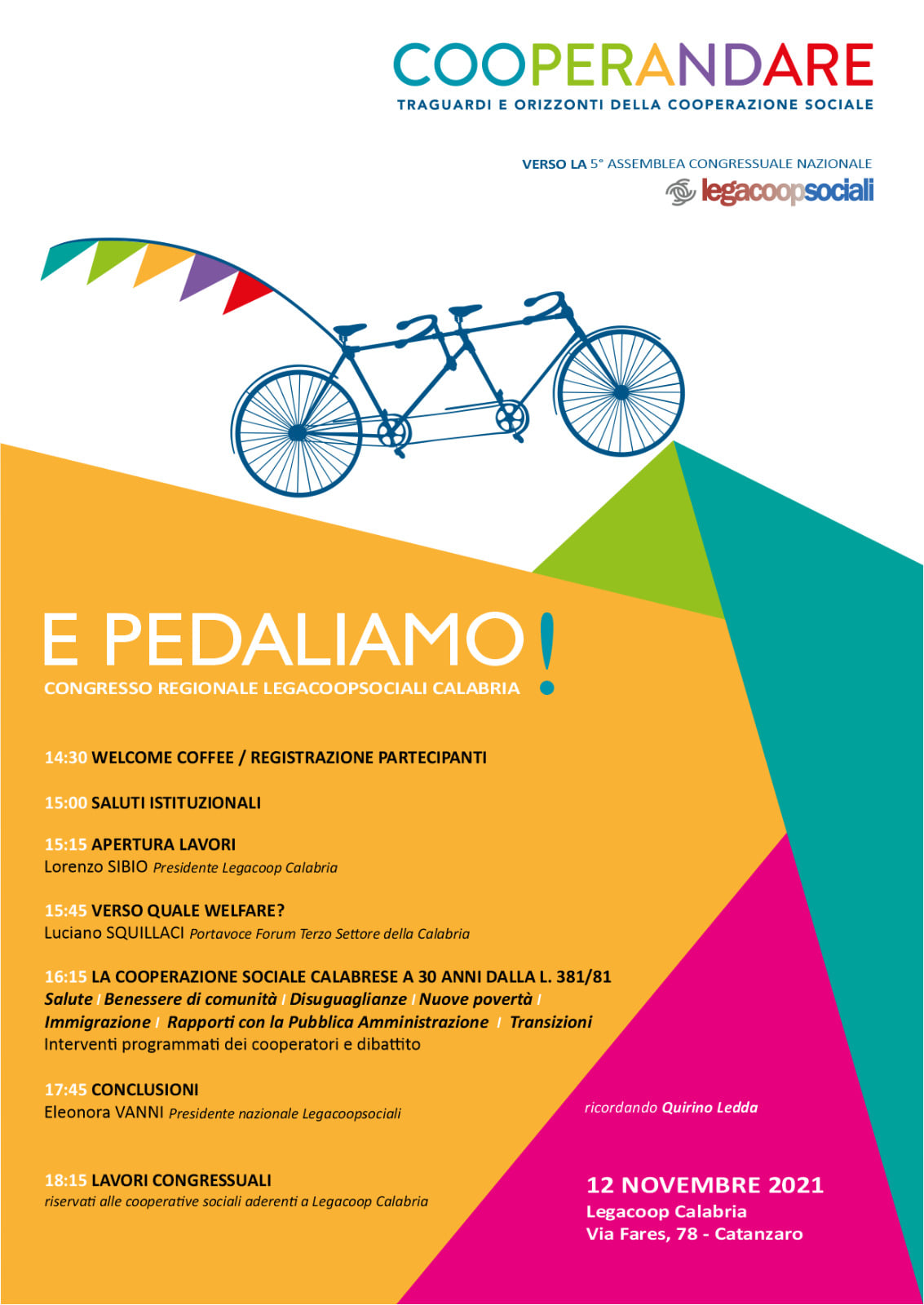 Locandina congresso calabria