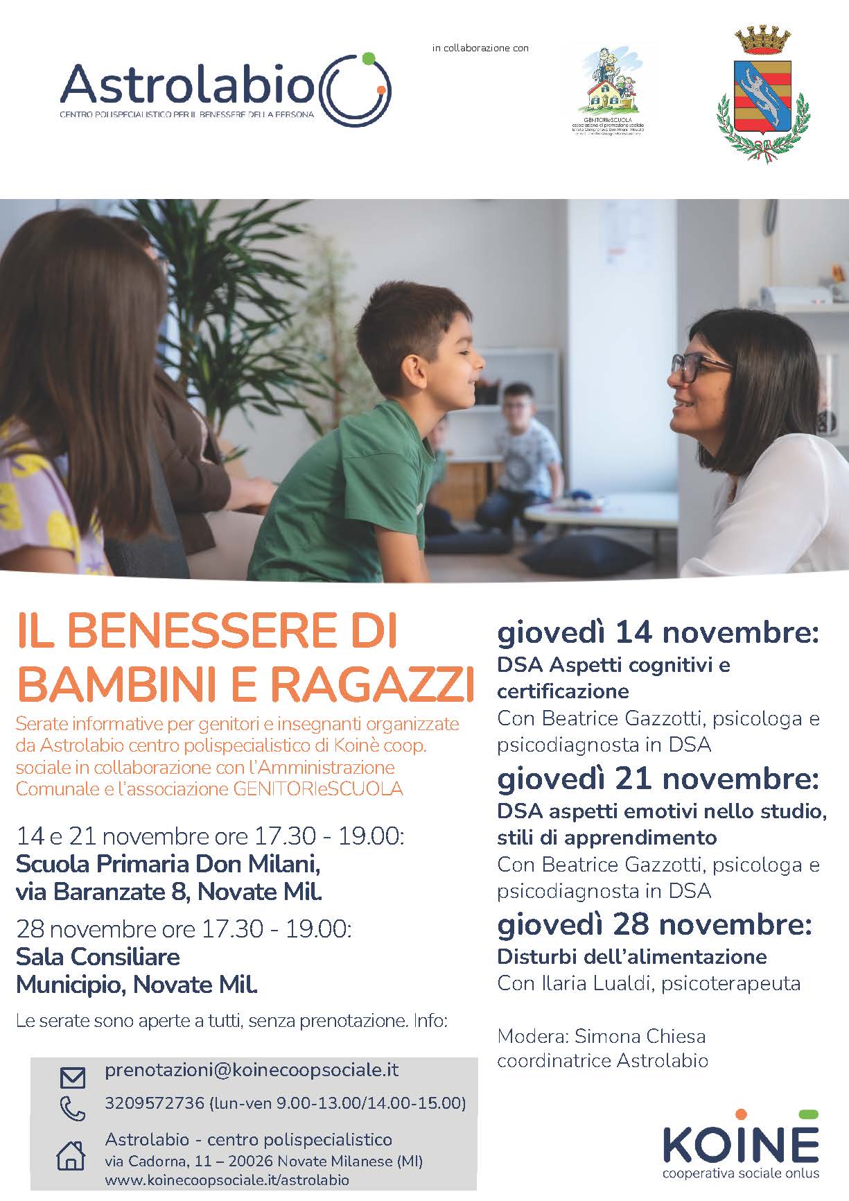 Locandina ASTROLABIO novembre