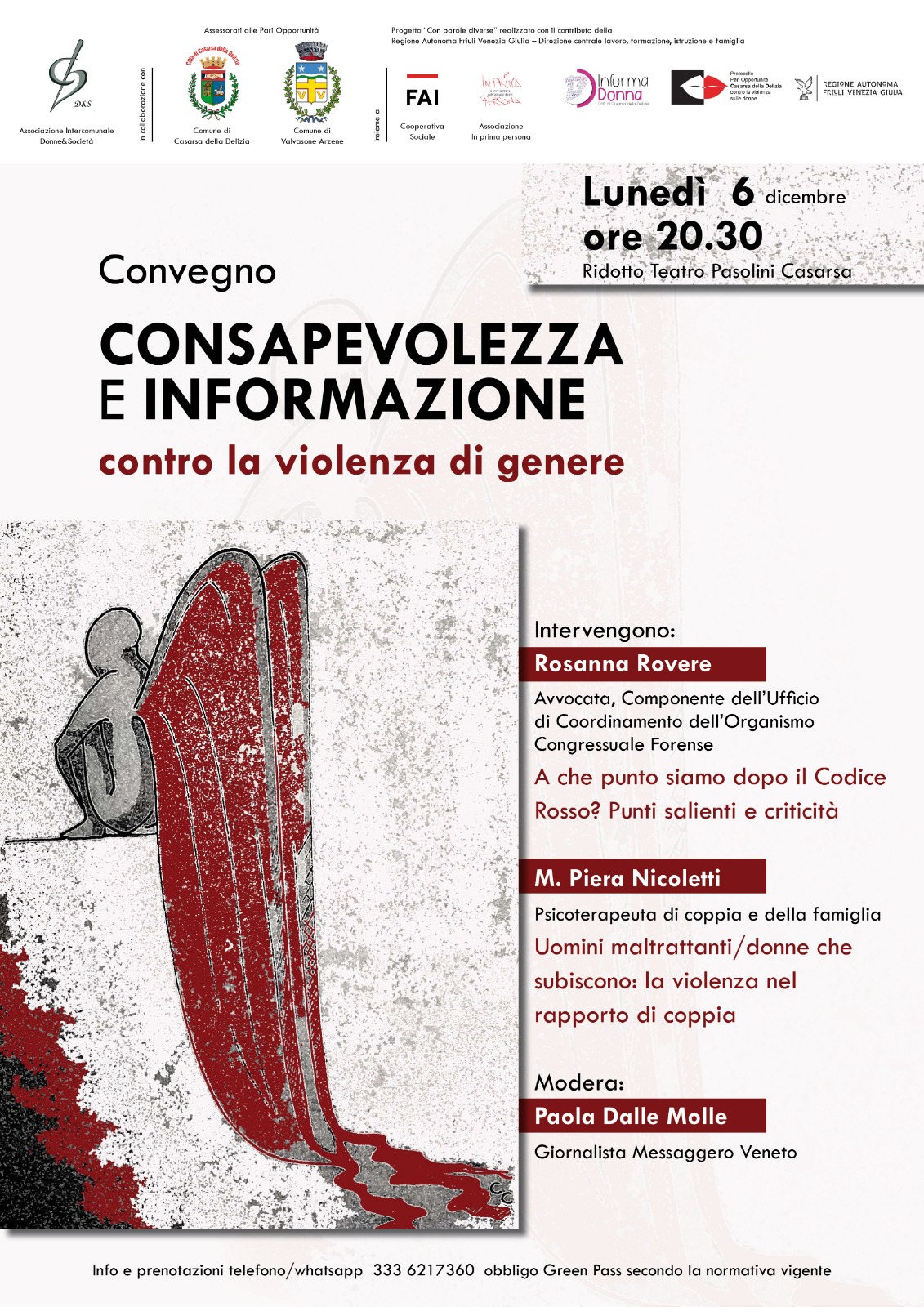 Locandina convegno violenza di genere
